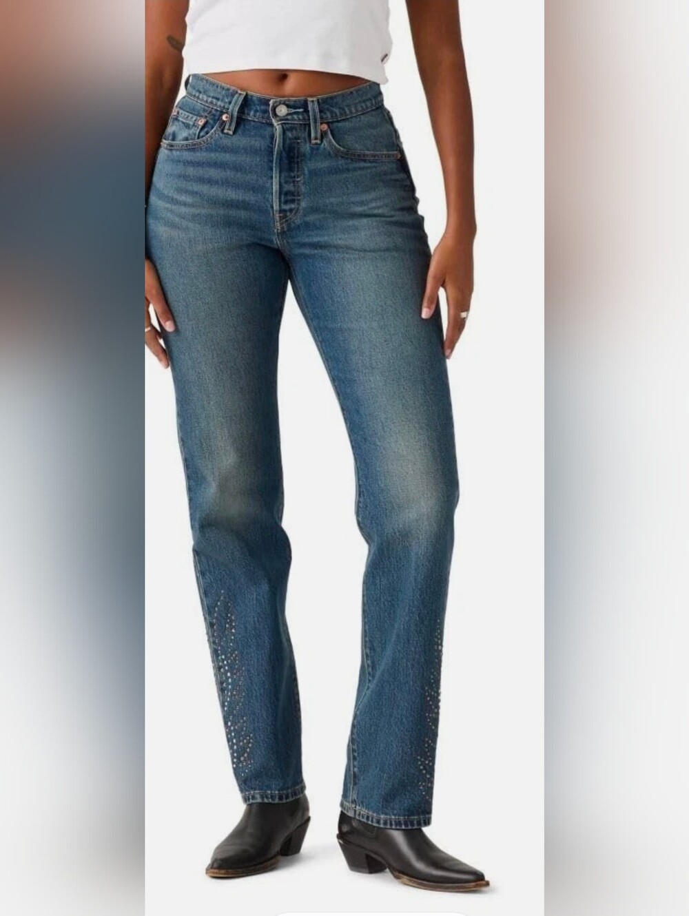 Levi's Women's 501 Curve Jeans, Solargenic (Stretch)